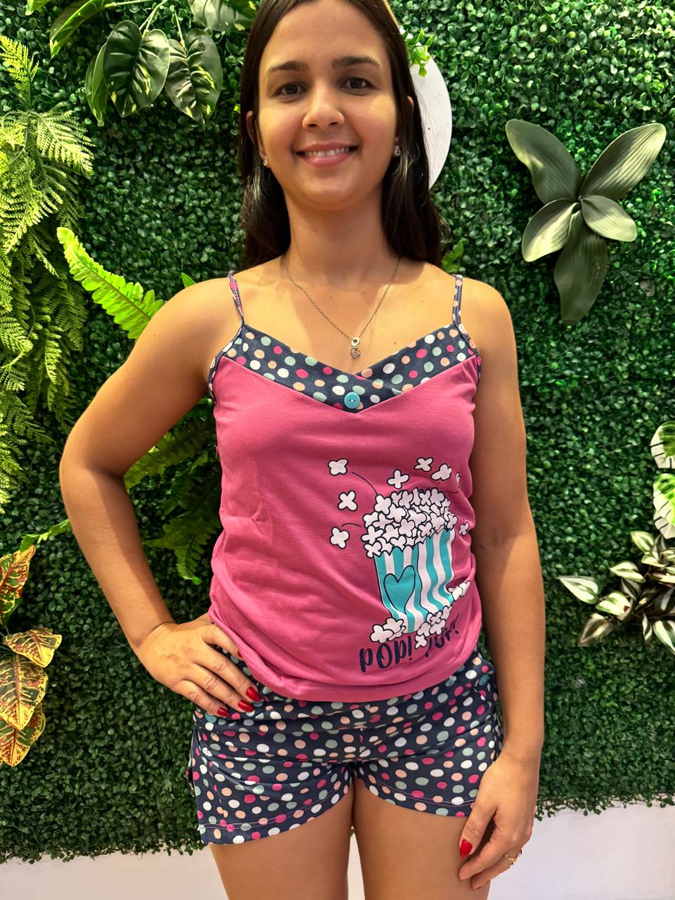 33-Baby Doll com detalhe de botão malha 1